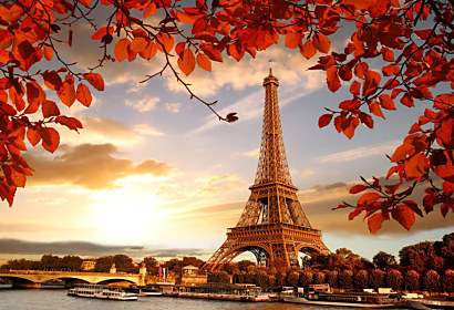 Fototapeta Podzim v Paříži 2021